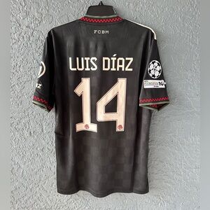 Bayern Munich Jersey Black Luis Diaz